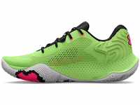 Under Armour Unisex Ua Spawn 4 Basketball Shoes Court Performancence, Neon Green