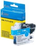 iColor Printer-Cartridges: Tintenpatrone f&uuml;r Brother (ersetzt LC-3217C), Cyan