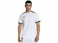 PUMA mens Shirt, Puma White-Puma Black, S