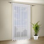 Happy Home Products Rollo Milena, Transparenter Vorhang in Wei&szlig; (BxH) 300x245 cm