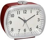 TFA Dostmann Analoger Wecker, 60.1032.05, im Retro-Look, mit Snooze-Funktion,