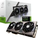 MSI GeForce RTX 4090 SUPRIM 24G Grafikkarte - 24GB GDDR6X (21Gbps/384-bit),...