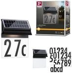 Paulmann 94694 Solar LED Au&szlig;enleuchte Hausnummernleuchte Neda IP44 3000K 14lm