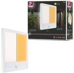 Paulmann 94707 LED Au&szlig;enleuchte Panel Lamina Sensor IP44 eckig 250x250mm 2200-3000K