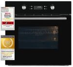 Exquisit Einbaubackofen EBEP697-H-030 schwarz | Pyrolyse | Timer | Hei&szlig;luft | 60cm