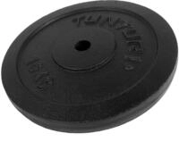 Tunturi Gewichte f&uuml;r Hanteln 1 x 15 kg, Hantelgewichte f&uuml;r 30 mm, Gusseisen