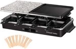 Russell Hobbs Raclette Grill 8 Personen (inkl. 8 Pf&auml;nnchen & Holzspachtel,2