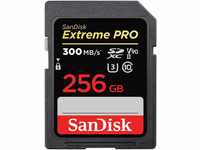 SanDisk Extreme PRO SDHC UHS-II Speicherkarte V90 256 GB (300 MB/s, 8K-, 4K- und