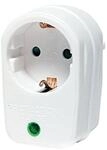 LogiLink PA0078 Steckdosenadapter mit ?berspannschutz
