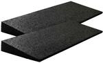 Bordsteinrampe Gummi LxBxH: 500x200x43 mm Set = 2 St&uuml;ck schwarz (Rampe...