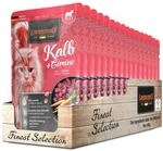 LEONARDO Frischebeutel [16x85g Kalb + Gem&uuml;se] | Getreidefreies Nassfutter f&uuml;r