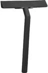 Zone Denmark Rim Duschabzieher mit Halter, 23 x 22 cm, Schwarz