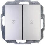 Kopp Paris Jalousieschalter, IP 20, silber, 250V~, 651520089
