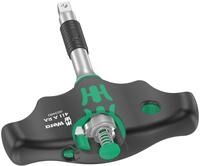 Wera 05023460001 411 A RA Quergriff-Adapterschraubendreher mit Ratschenfunktion,