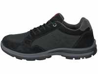 LLOYD Herren EFRAT Sneaker, Black/Asphalt, 44.5 EU
