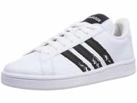 Adidas Unisex Grand Court Sneakers, Ftwwht/Cblack/Ftwwht, 44 EU