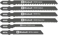 Original Einhell 10-tlg. Stichs&auml;geblatt-Set (Stichs&auml;gen-Zubeh&ouml;r, T-Schaft, f&uuml;r