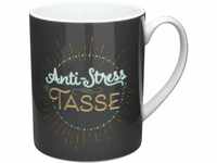 GRUSS & CO XL-Tasse Motiv "Anti-Stress" | Große Tasse aus Porzellan, Jumbo-Tasse, 60