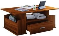 VCM Holz Couchtisch mit ausreichend Stauraum | Ma&szlig;e ca. H. 44 x B. 110 x T. 52 cm 
