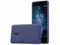 Cadorabo Hülle kompatibel mit Nokia 8 2017 Schutzhülle TPU Silikon Case Frost