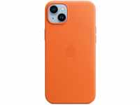 Apple iPhone 14 Plus Leather Case with MagSafe - Orange ​​​​​​​