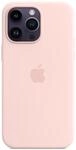 Apple iPhone 14 Pro Max Silikon Case mit MagSafe - Kalkrosa ​​​​​​​