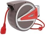 Federzug Kabel-Aufroller 15 m 3 x 2,5mm&sup2; IP44 230 Volt Automatik Wand Abroller