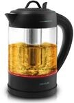 Cecotec Elektrischer Wasserkocher ThermoSense - 1,7 Liter, Borosilikatglas, Frei von
