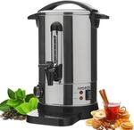 Arebos Gl&uuml;hweinkocher 950 W | Hei&szlig;getr&auml;nkespender | 6,8 L | mit Auffangschale,