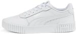 PUMA Damen Carina 2.0 Turnschuhe, Puma White Puma White Puma Silver, 37.5 EU