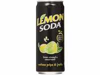 Lemon Soda Set 24 Lemonsoda Dose 33cl Softdrinks für Partys, Mehrfarbig,
