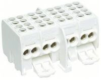 Hager KH24C 4P wei&szlig;er Klemmenblock, elektrisch, 82,4 mm, 43 mm, 65,9 mm