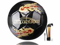 Senston Fußball Training Ball Größe 5 Offizielles Spiel Fussball Futsal Football