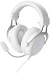 GAM-030-W DELTACO Gaming Over-Ear Headset WH85 mit LED-Beleuchtung (Kopfh&ouml;rer,