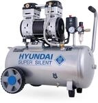 HYUNDAI Silent Kompressor SAC55753 | 50L Kessel, 8bar, &ouml;lfrei | 1.5kW / 2.0PS 