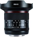 Meike 8 mm f2.8 Weitwinkelobjektiv f&uuml;r Olympus Panasonic Micro 4/3 Mount spiegellose