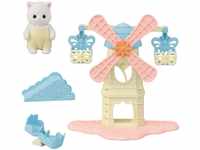 Sylvanian Families 5526 Baby Windmühle mit Figur - Puppenhaus Spielset