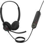 Jabra Engage 40 kabelgebundenes Stereo-Headset mit Inline Anrufsteuerung,
