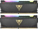 Patriot Viper Steel RGB DDR4 32GB (2 x 16GB) 3200MHz CL16 Gaming...