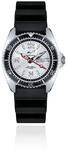 CHRIS BENZ ONE Medium 200M Taucheruhr mit Kautschukband, Haifischsilber, schwarze