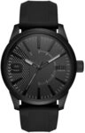 Diesel Herrenuhr Rasp, Quarzwerk, 46 mm schwarzes Edelstahlgeh&auml;use mit