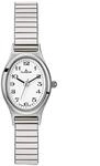 DUGENA Damen-Armbanduhr 4460748 Vintage Comfort, Quarz, wei&szlig;es Zifferblatt,