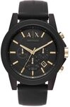 Emporio Armani Herren Chronograph Quarz Uhr mit Silikon Armband AX7105