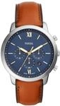 Fossil Neutra uhr f&uuml;r Herren, Chronographenwerk mit Edelstahl- oder Lederarmband,