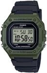 Casio Herren-Armbanduhr W-218H-3AVEF, Gr&uuml;n