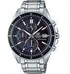 CASIO Herren Chronograph Solar Uhr mit Edelstahl Armband EFS-S510D-1AVUEF, Silber