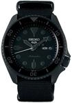 Seiko 5 Street Herren-Uhr mit Titankarbidauflage und Textilband SRPD79K1