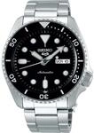 Seiko Herren Analog-Digital Quarz Uhr mit Legierter Stahl Armband SRPD55K1