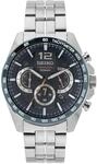 Seiko Chronograph Herren-Uhr Edelstahl mit Metallband SSB345P1