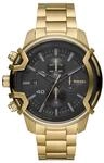 Diesel Uhr f&uuml;r Herren Griffed, QuarzChronographenwerk, 48mm GoldEdelstahlgeh&auml;use